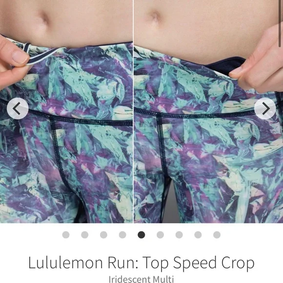 Lululemon Top Speed Crop 8 - Picture 4 of 10